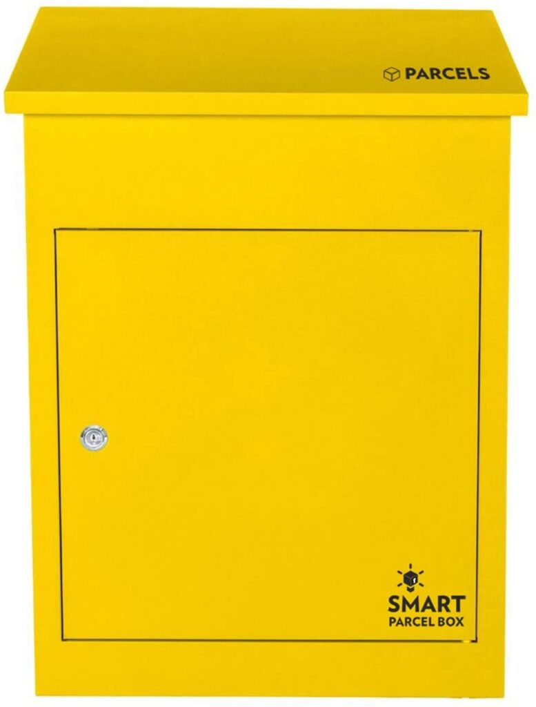 Yellow medium smart parcel box